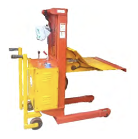 <b>Semi Battery Reel Cradle Stacker - Weighing Scale</b></br>Capacity - Up to 2000Kgs