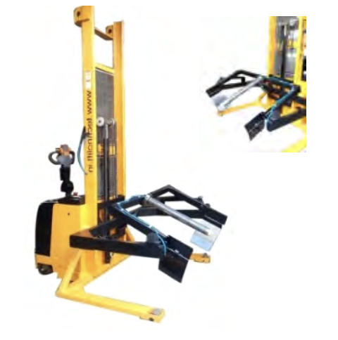 <b>Battery Reel Stacker - Pneumatic Clamp</b></br>Capacity - Up to 800Kgs