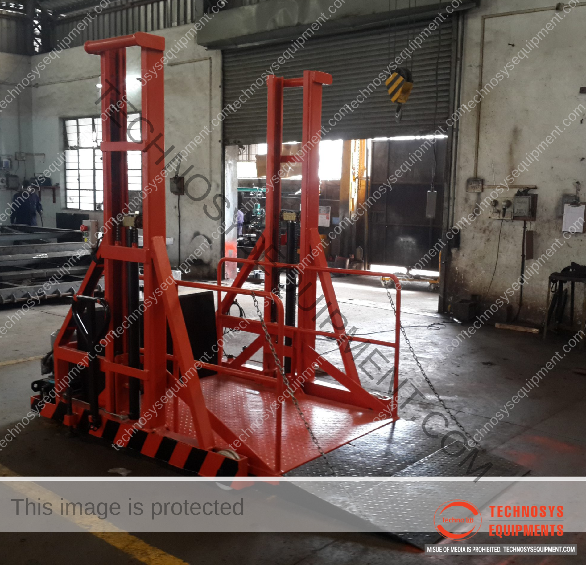 Instrument Loading Lift Mobile Loading Lift - Technosys Equipments - No. 1 Material Movement ...