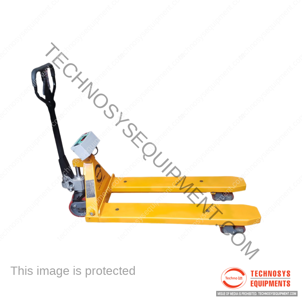 <b>Weighing Scale Flame Proof Hand Pallet Truck</b></br>Capacity - Up to 2500 Kgs