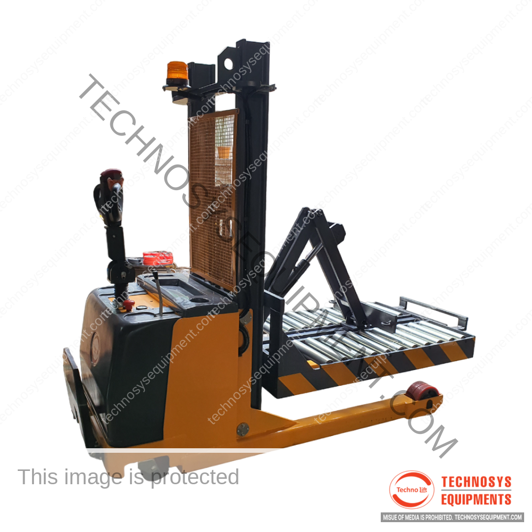 <b>Battery Operated Die Handling Stacker</b></br>Capacity - Up to 5000Kgs</br>Lift Height - Upto 1500mm