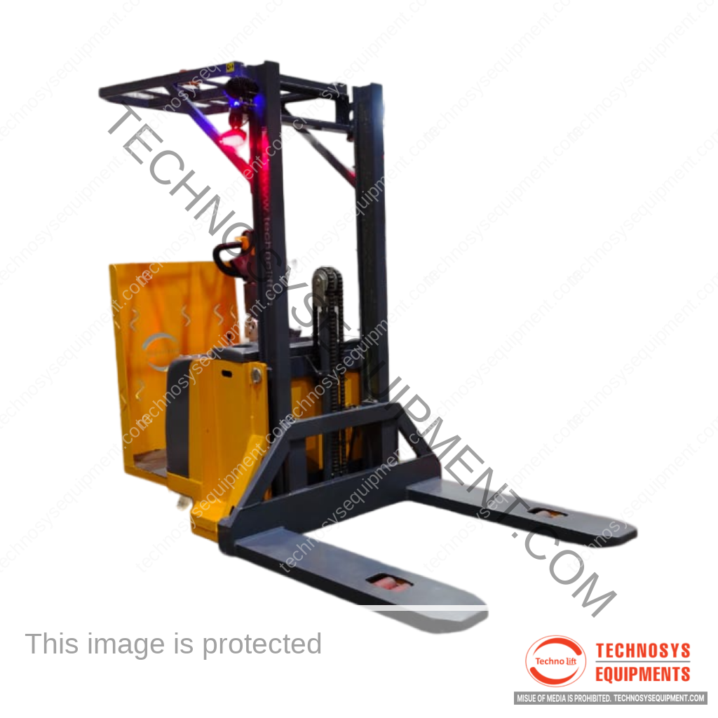 <b>Customised - Electric Stacker</b></br>Capacity - Up to 2000Kgs</br>Lift Height - Upto 6500 mm