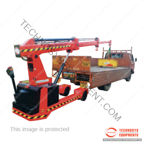 <b>Battery Operated Pick & Carry Crane</b></br>Capacity - Up to 5000Kgs</br>Boom Extension - Upto 4000mm