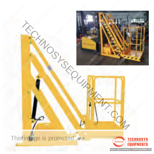<b>Forklift - Access Platform</b></br>Capacity - Up to 300Kgs</br>Lift Height - Upto 3000mm